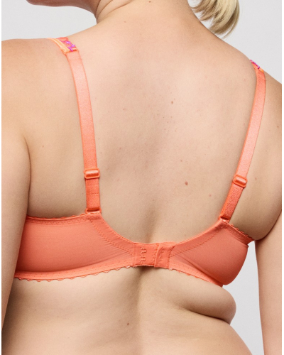 Sujetador plunge con media copa y acolchado Prima Donna Devdaha (Sunset Blush)