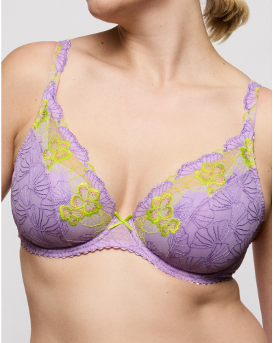 Soutien-gorge plunge demi mousse Prima Donna Ixia (Wisteria)
