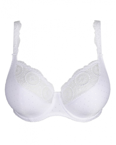 Sujetador balconette corte tulipán Prima Donna Osino (Blanc)
