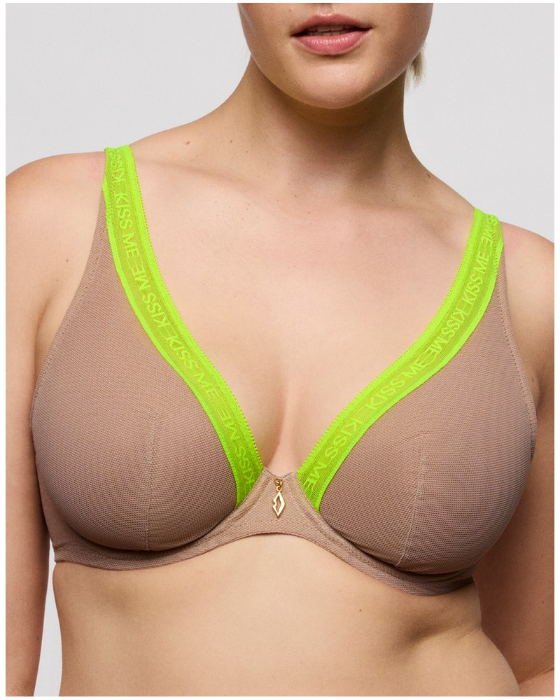 Soutien-gorge plunge demi-mousse Prima Donna Twist Cools (Ginger)