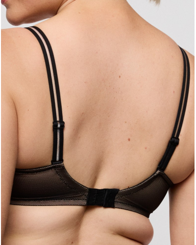 Sujetador Acolchado de Forma de Corazón Prima Donna Twist Cools (Negro)
