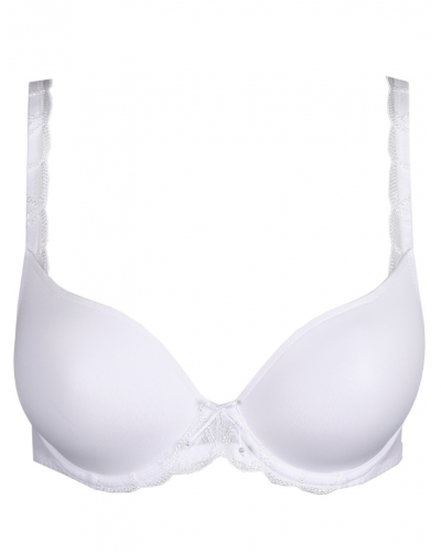 Soutien-gorge rembourré en forme de cœur Marie Jo Heleen (Blanc)