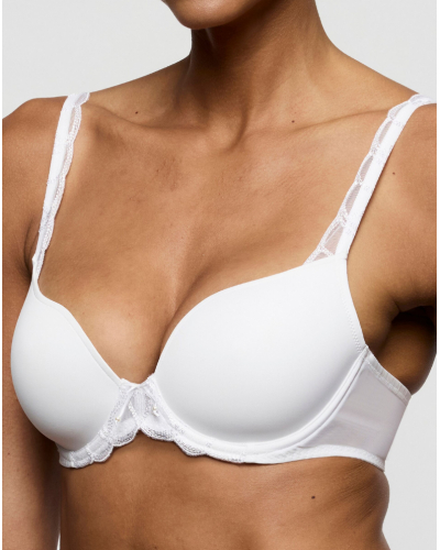 Soutien-gorge rembourré en forme de cœur Marie Jo Heleen (Blanc)