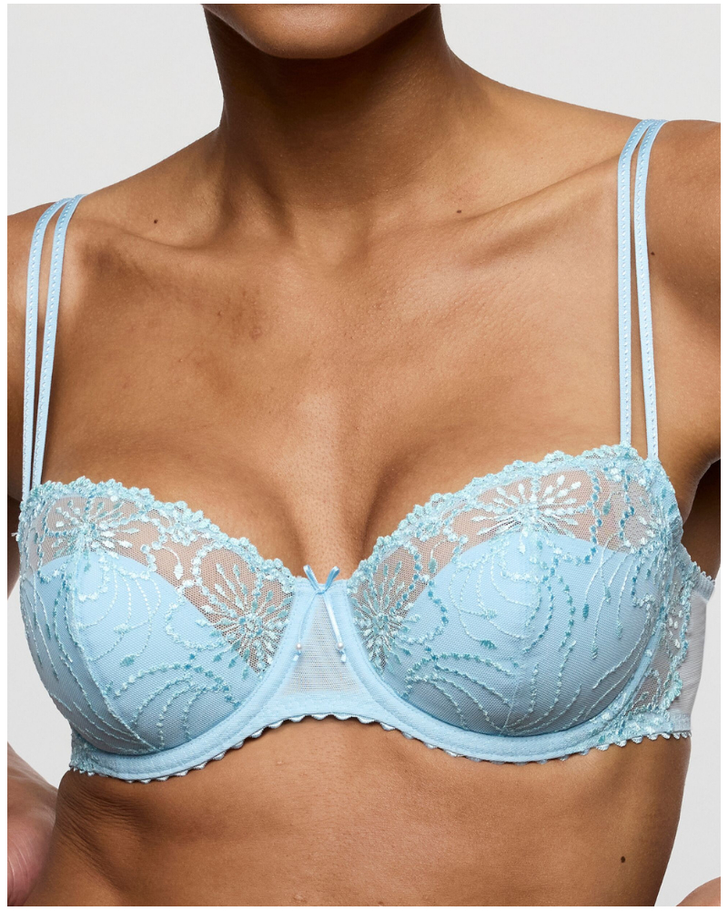Half padded balcony bra Marie Jo Jane (Milky Blue)
