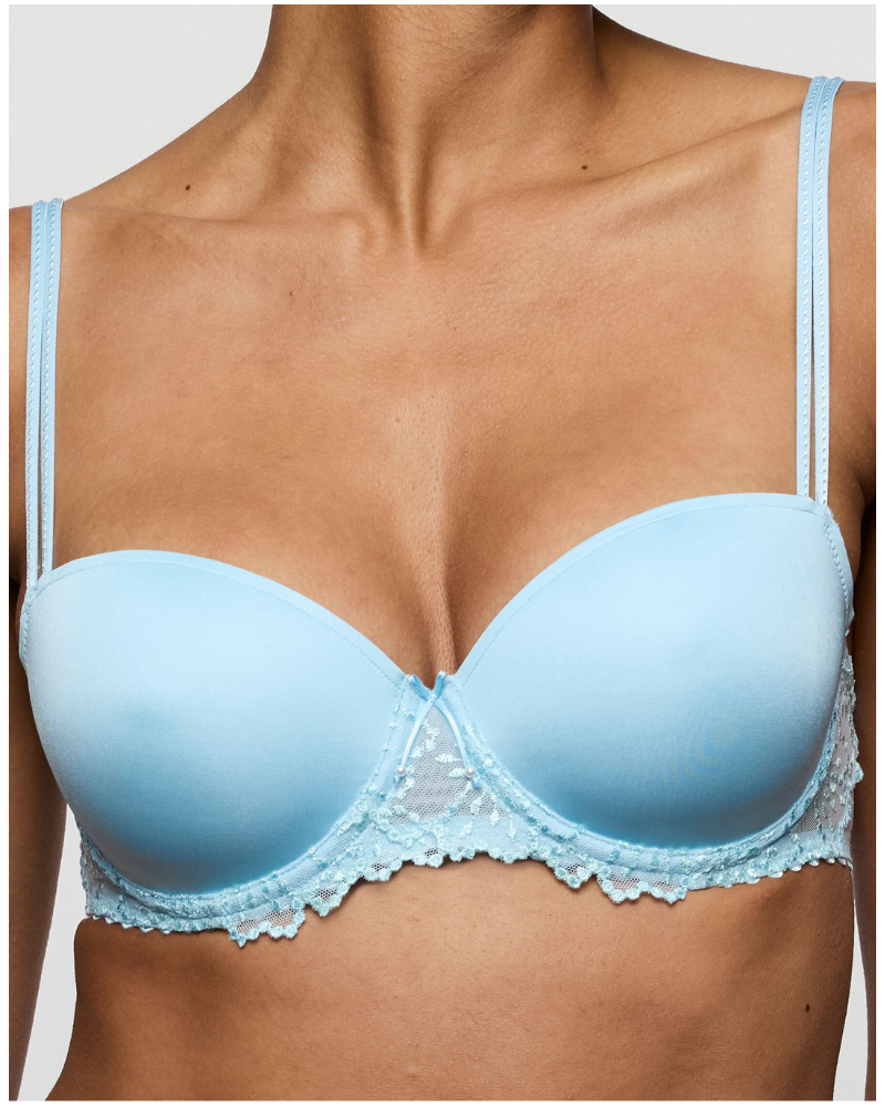 Soutien-gorge balconnet rembourré Marie Jo Jane (Milky Blue)