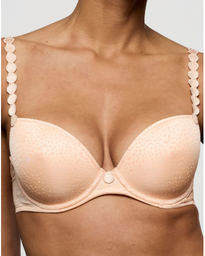 Soutien-gorge rembourré plongeant Marie Jo Tom (Peach Whisper)