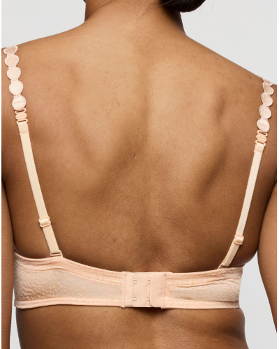 Soutien-gorge rembourré plongeant Marie Jo Tom (Peach Whisper)