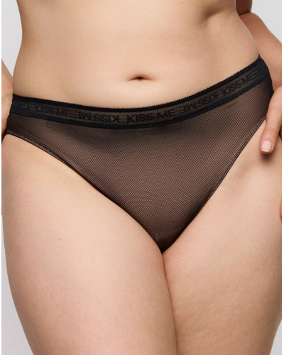 Tanga Prima Donna Twist Cools (Negro)