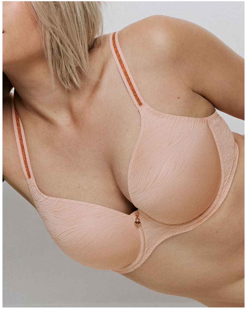Soutien-gorge rembourré en forme de cœur Prima Donna Twist Briana (Pearly Pink)