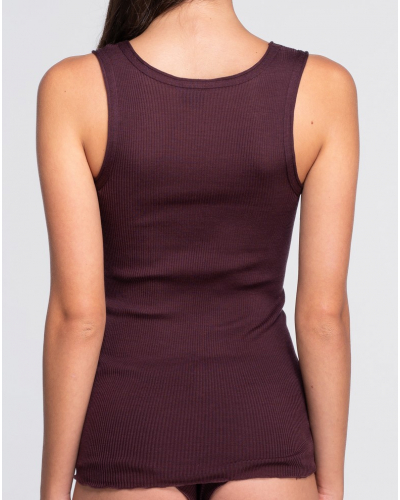 Oscalito wool and silk Tank Top 3442R (Cherry)