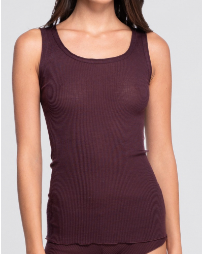 Débardeur laine et soie Oscalito 3442R (Cherry)