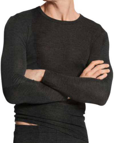 Top manches longues Calida Laine & Soie (Noir)