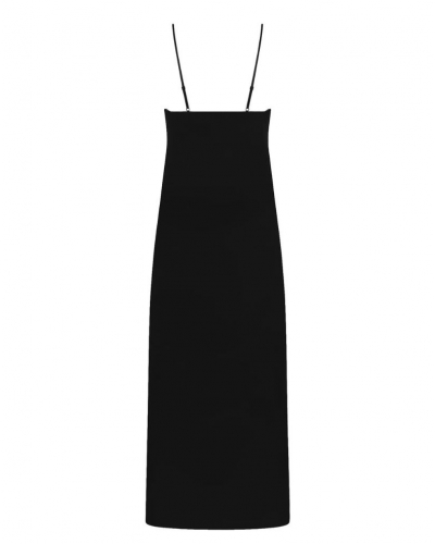 Vestido largo Antigel Dentelle Rebelle (Negro)