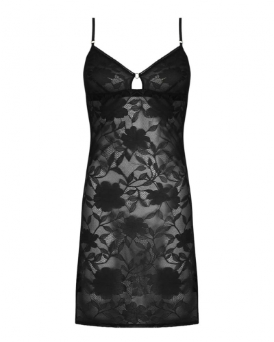Camisón sexy Antigel Dentelle Rebelle (Negro)
