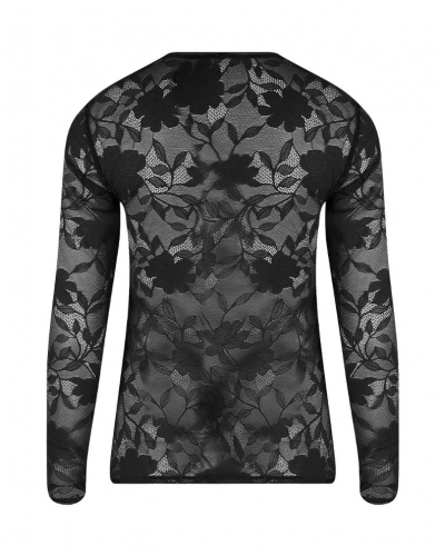 Long sleeves tee-shirt Antigel Dentelle Rebelle (Black)