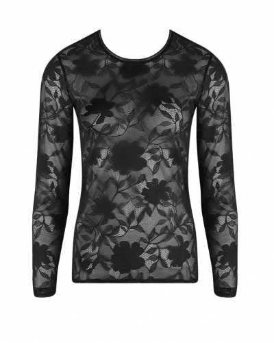 Camiseta mangas largas Antigel Dentelle Rebelle (Negro)