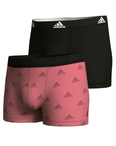 Pack of 2 boxer shorts Adidas Active Flex Cotton (Rose/Noir)