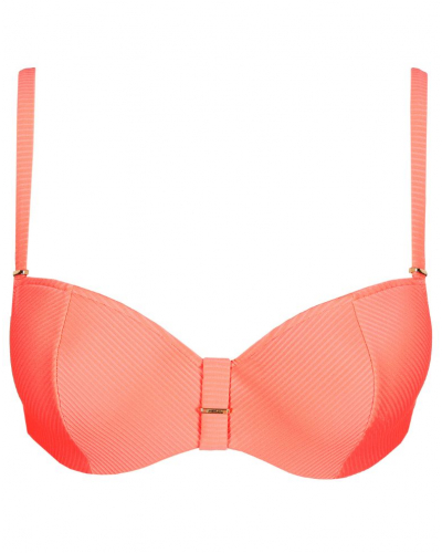 Sujetador de baño balconet con copa Marie Jo Swim Cassie (Neon Fiesta)