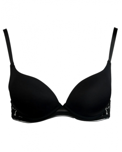 Sujetador push-up Maison Lejaby Sin (Negro)