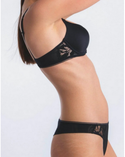 Push-up bra Maison Lejaby Sin (Black)