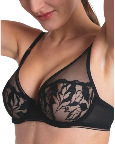 Underwire bra Maison Lejaby Sin (Black)