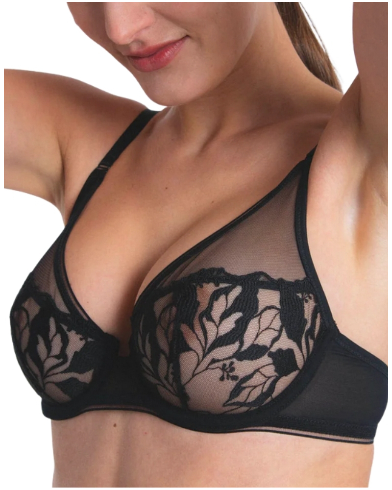 Underwire bra Maison Lejaby Sin (Black)