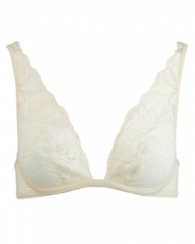 Underwired triangle bra Maison Lejaby Sin (Milk)