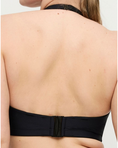 Soutien-gorge de bain bandeau à coques Prima Donna Swim Uvita (Noir)