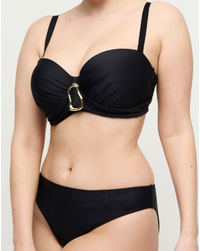 Slip de bain brésilien Prima Donna Swim Uvita (Noir)