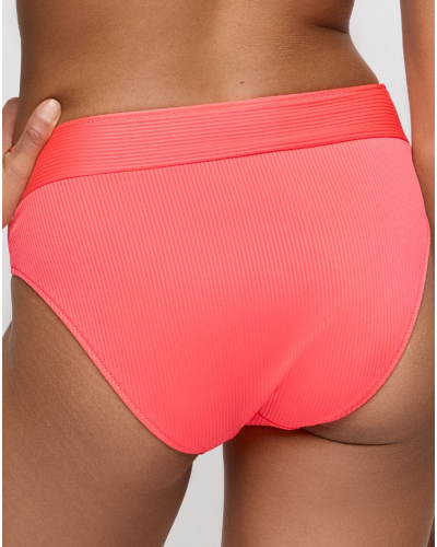 Culotte de bain taille haute Marie Jo Bain Cassie (Néon fiesta)
