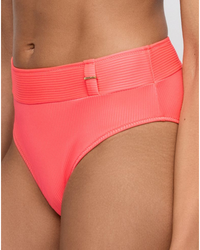 Culotte de bain taille haute Marie Jo Bain Cassie (Néon fiesta)