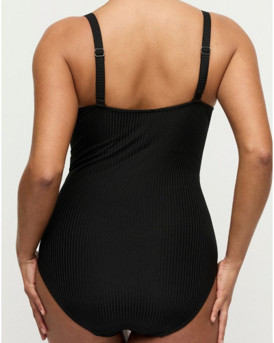 Prima Donna Swim Delray One-Piece Swimsuit with Underwire Cups (Black)
