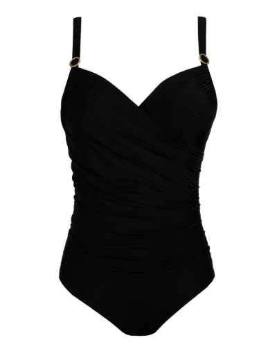 Prima Donna Swim Delray One-Piece Swimsuit with Underwire Cups (Black)