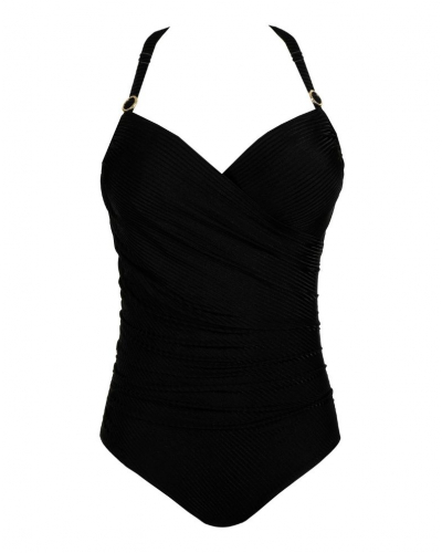 Prima Donna Swim Delray One-Piece Swimsuit with Underwire Cups (Black)
