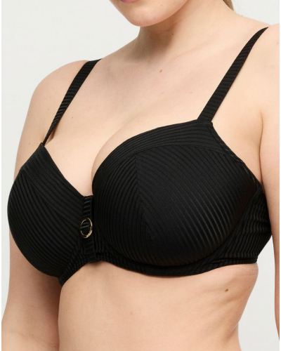 Soutien-gorge de bain balconnet coque Prima Donna Bain Delray (Noir)