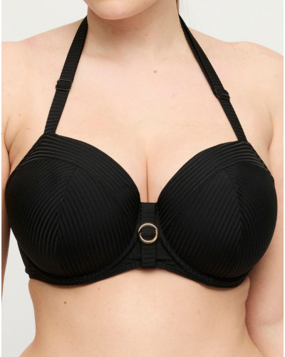 Prima Donna Swim Delray Padded Balconette Bikini Top (Black)