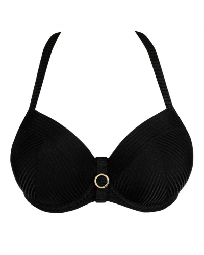 Prima Donna Swim Delray Padded Balconette Bikini Top (Black)