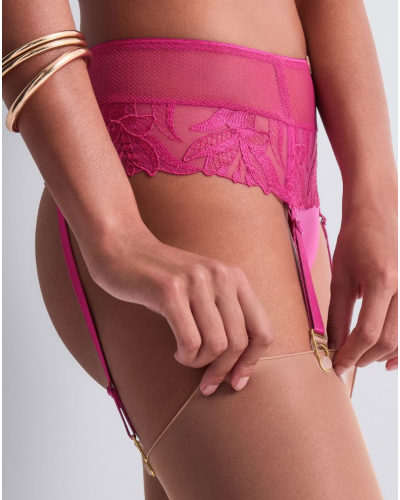 Tanga porte-jarretelles Aubade Sweet Euphoria (Passion Rose)