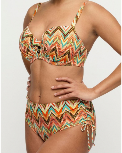 Prima Donna Swim Tubou Padded Balconette Bikini Top (Ikat Summer)