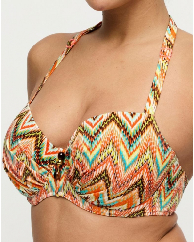 Sujetador de bikini balconette con foam Prima Donna Swim Tubou (Ikat Summer)