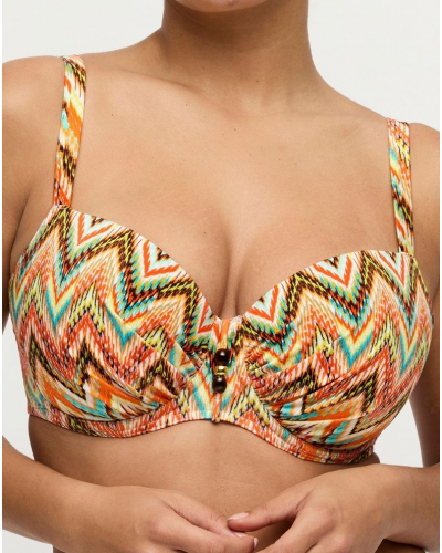 Prima Donna Swim Tubou Padded Balconette Bikini Top (Ikat Summer)