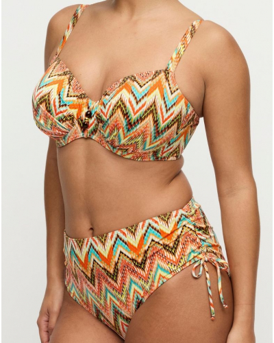 Prima Donna Swim Tubou Full Cup Bikini Top (Ikat Summer)