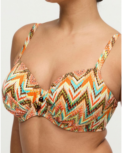 Sujetador de bikini emboîtant Prima Donna Swim Tubou (Ikat Summer)