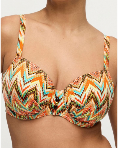 Prima Donna Swim Tubou Full Cup Bikini Top (Ikat Summer)