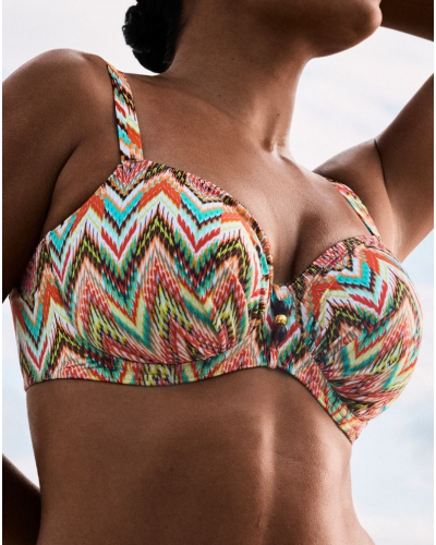 Sujetador de bikini emboîtant Prima Donna Swim Tubou (Ikat Summer)