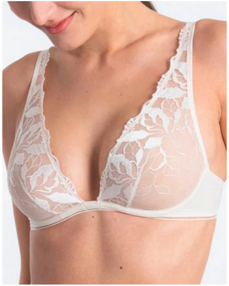 Soutien-gorge triangle avec armatures Maison Lejaby Sin (Milk)