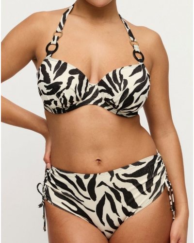 Slip de bain taille haute à cordons Prima Donna Swim Dalice (Sauvage Shine)