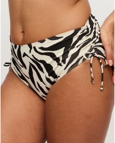 Slip de bain taille haute à cordons Prima Donna Swim Dalice (Sauvage Shine)