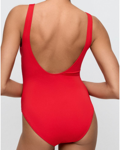 Maillot de bain une pièce triangle à coque Marie Jo Bain Madurai (Pomme d'Amour)