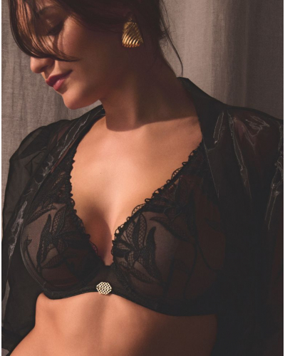 Soutien-gorge triangle armatures Aubade Sweet Euphoria (Noir)